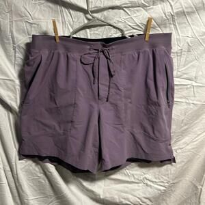 Purple, Lululemon men’s shorts lined